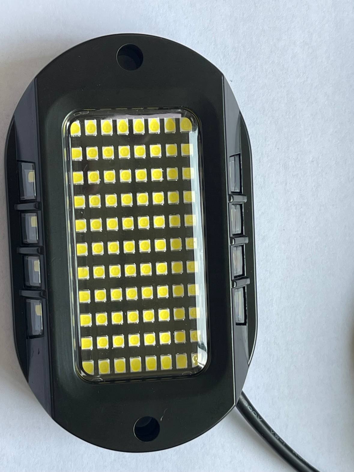 Kingshowstar the Newest 104LED White Color Rock Light Underbody Rock Pod for Truck ATV UTV Buggy Boat RAR Rock Light