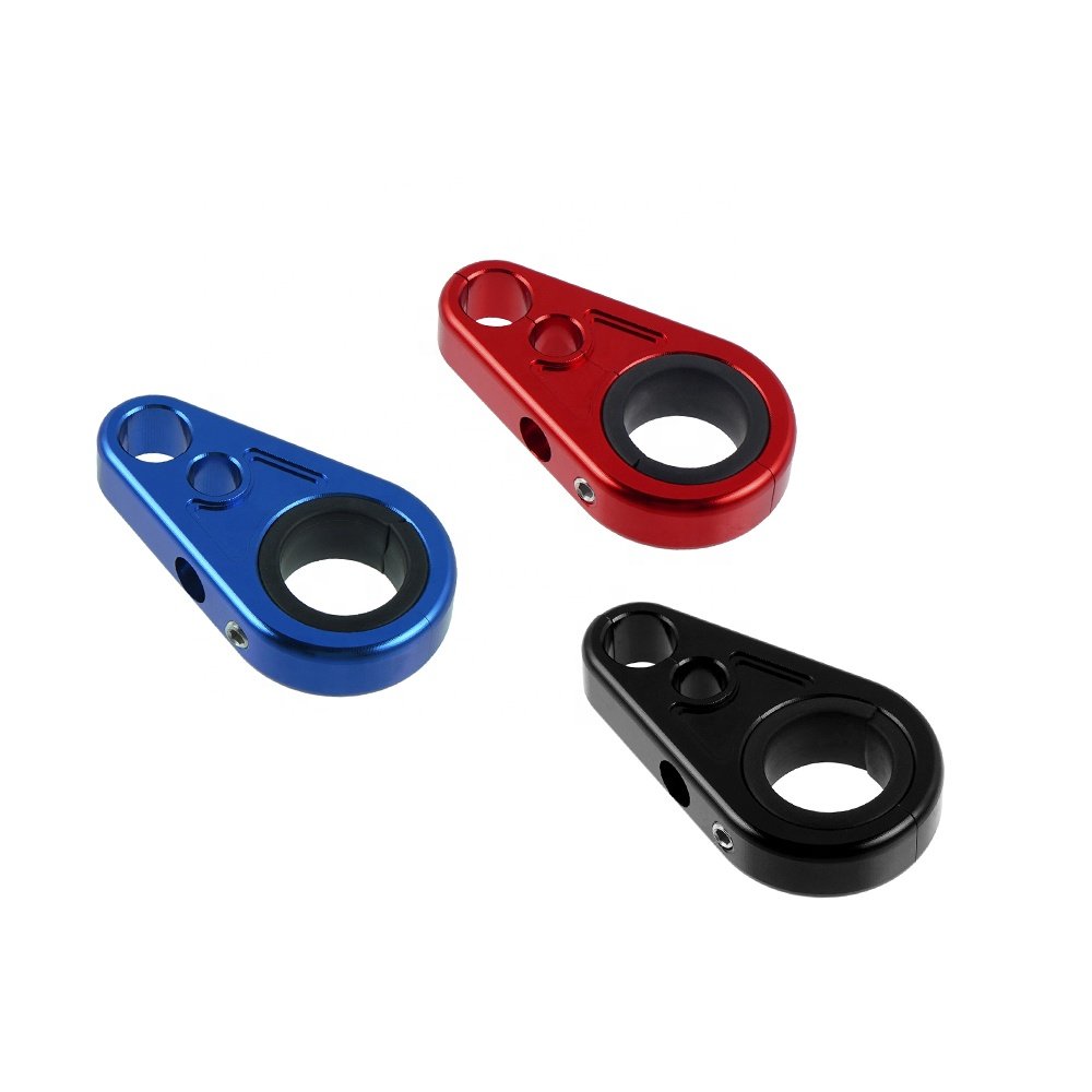ATV CNC Billet Brake Line Clamps for Yamaha YFZ 450 YFZ450R Raptor 250 350 660 700R