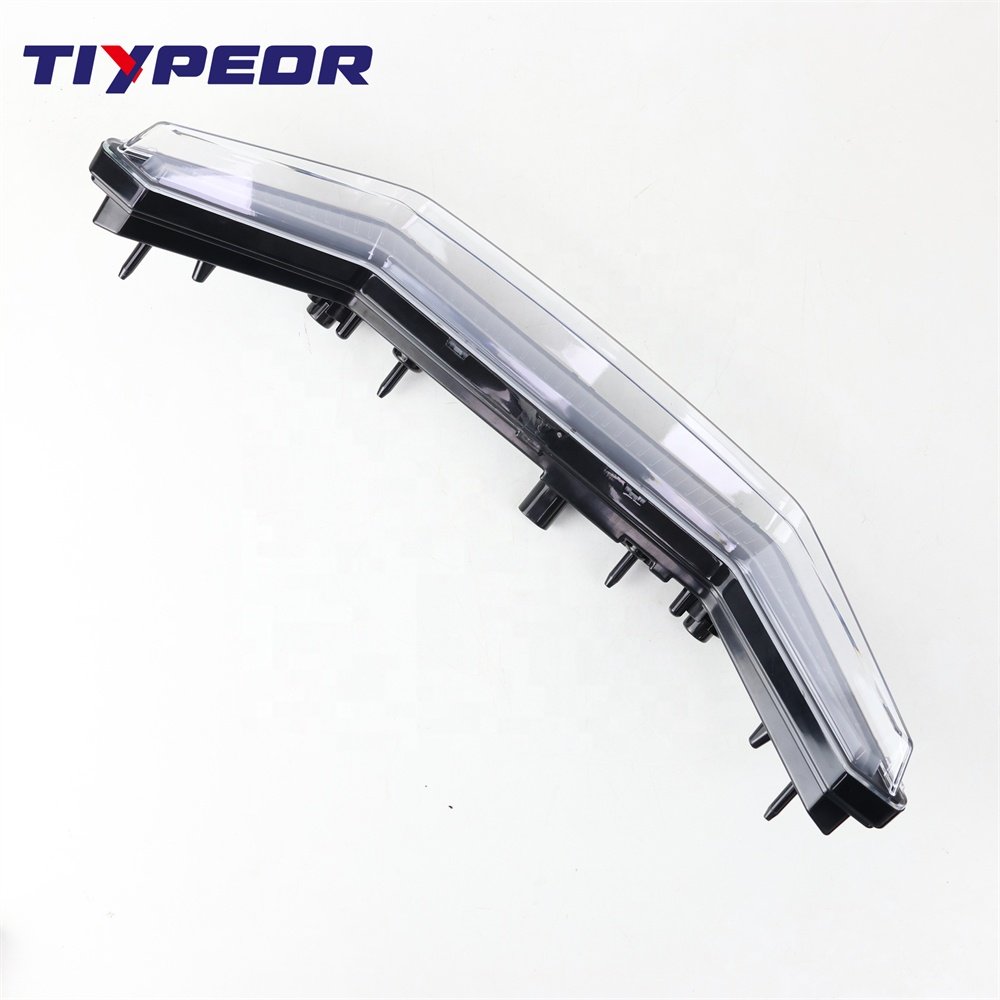 TIYPEOR UTV ATV Front Accent Light LED Center Grill Yellow Turn Signal Light for Polaris RZR PRO XP / 4 2020-2021 RZR PRO R 2022