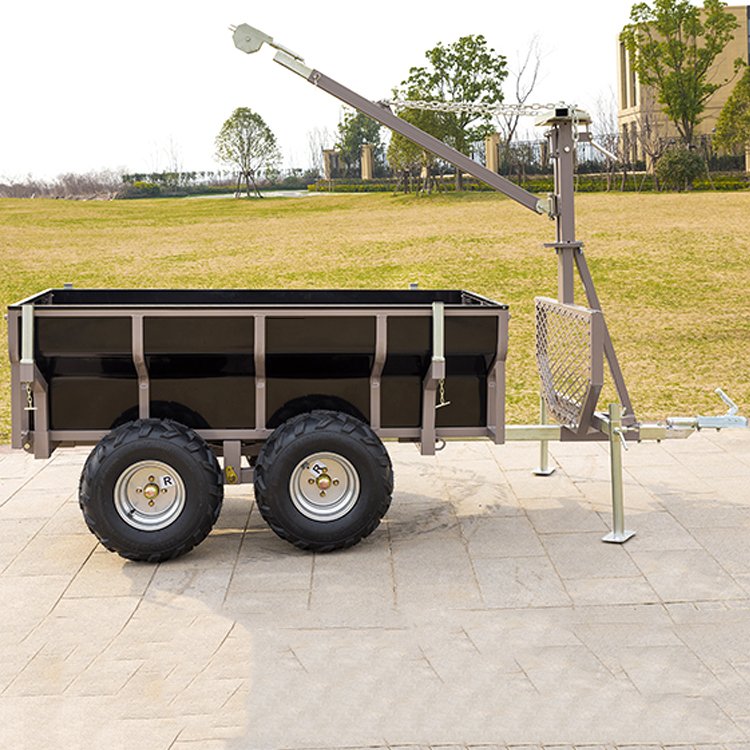 Agricultural Forest Multifunctional Box Trailer Farm Atv Wood Trailer