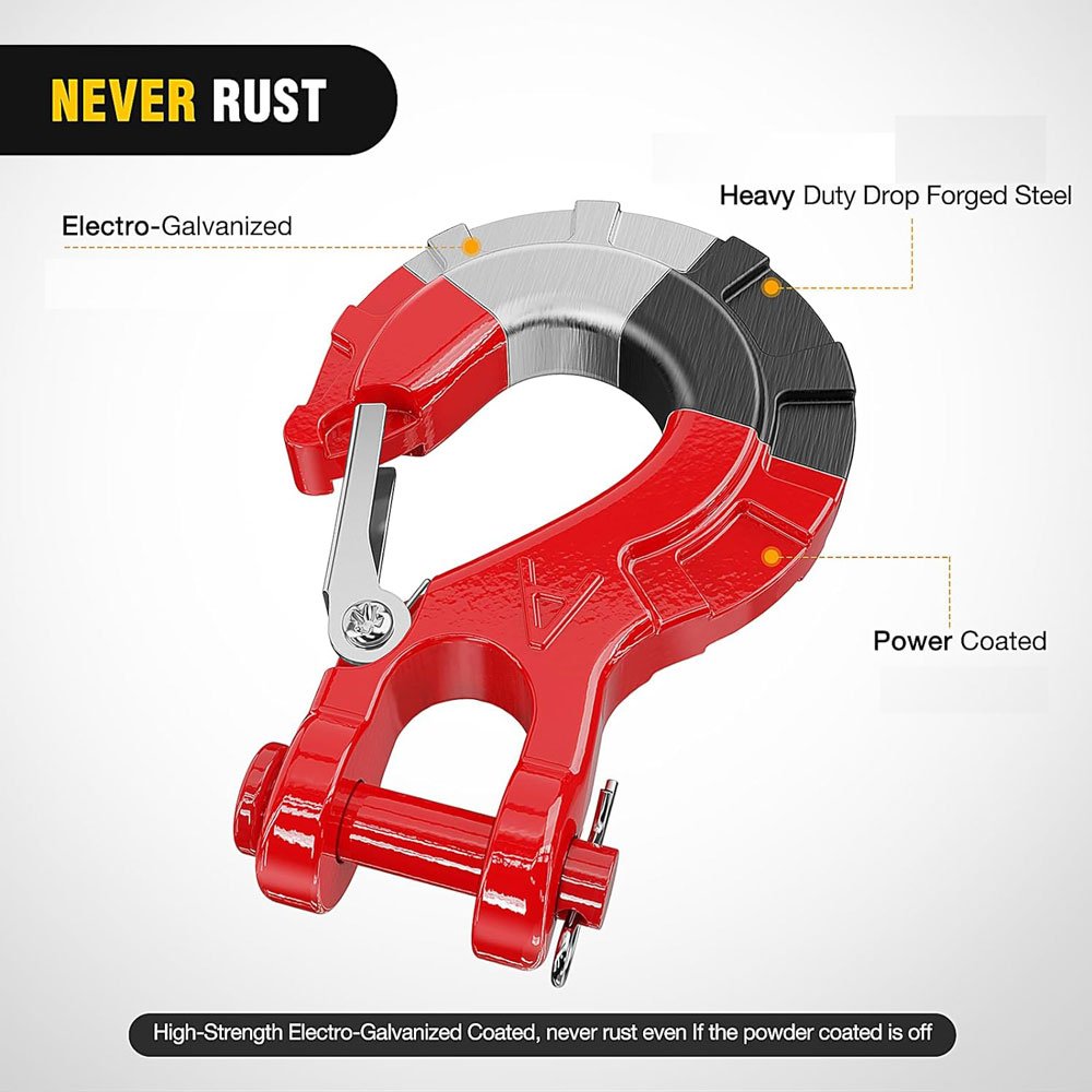 Oem Off Road Atv Utv Forged Auto Accessories Trailer Tow Hook Winch Stopper Protect Cable Hook Stopper Car Accessories for Jeep