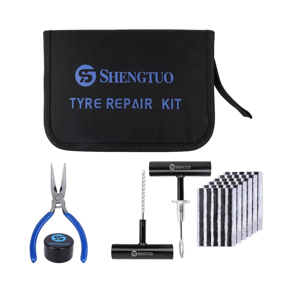 Universal Tire Repair Kit 62PCS - Easy to Use and Well Packaged for Car, Autos, ATV, UTV, Truck, Motorcycle, RV, Etc.