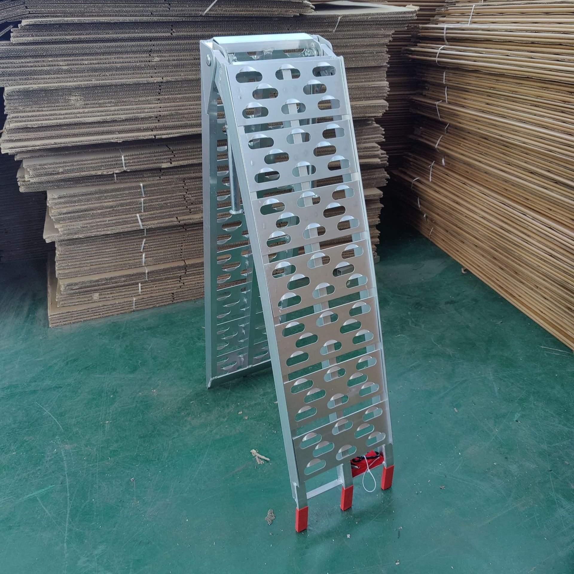 JFG 750lbs Steel Aluminium Motorcycle Ramps Folding Heavy Duty Ramps for ATV
