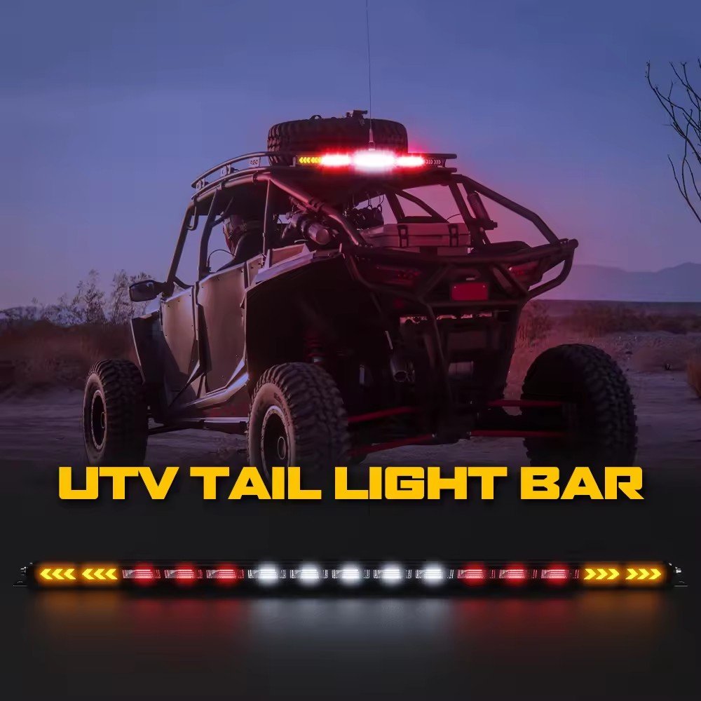 32 Inch UTV Tun signal Tail Lights Rear chase Led bar for ATV RZR Polaris SXS with Brake Light Reversing