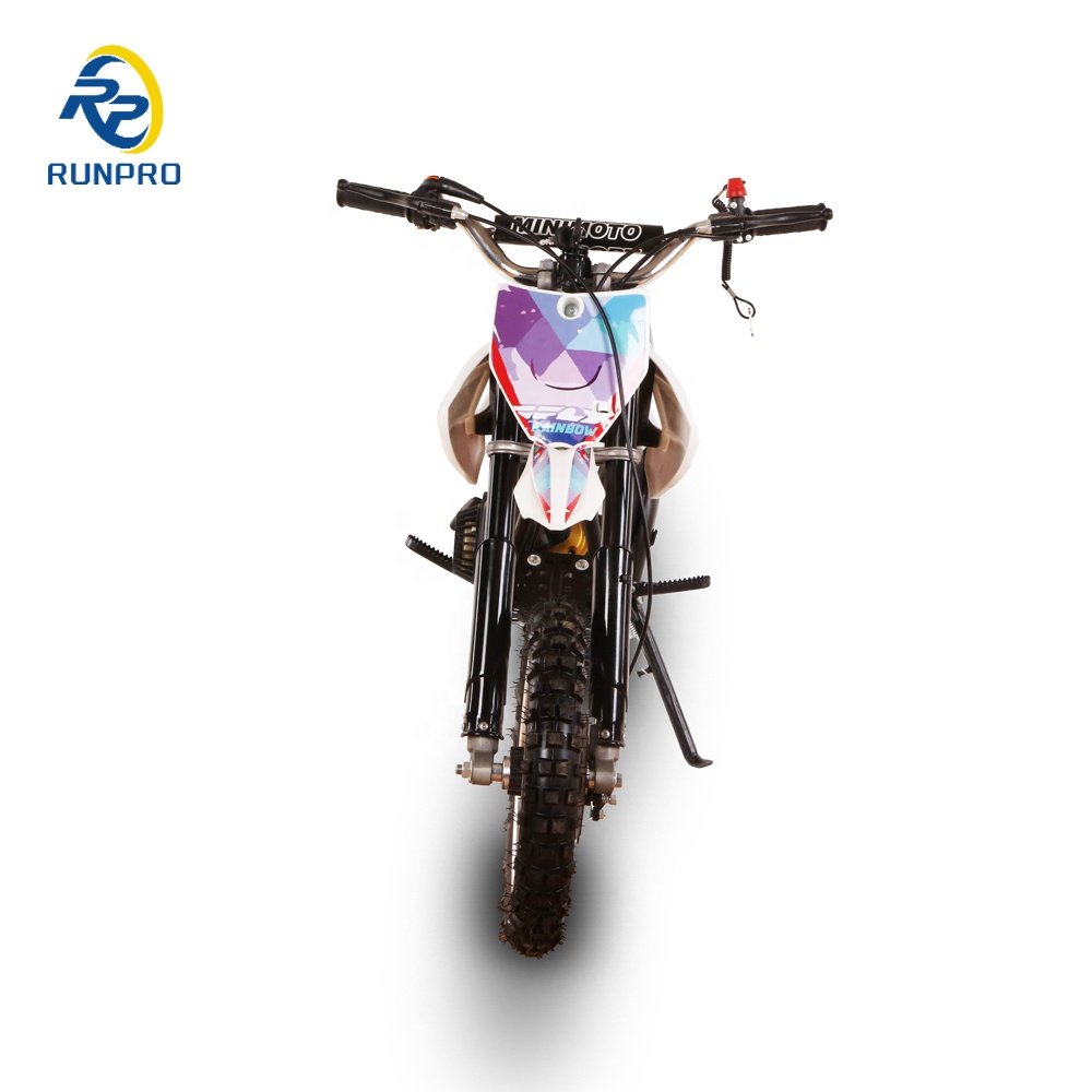 RunPro 49CC 50CC Superbike Minibike Scooter CE Certified Dirt Bike for Outdoor Sports and Races Gasoline Moto Bike