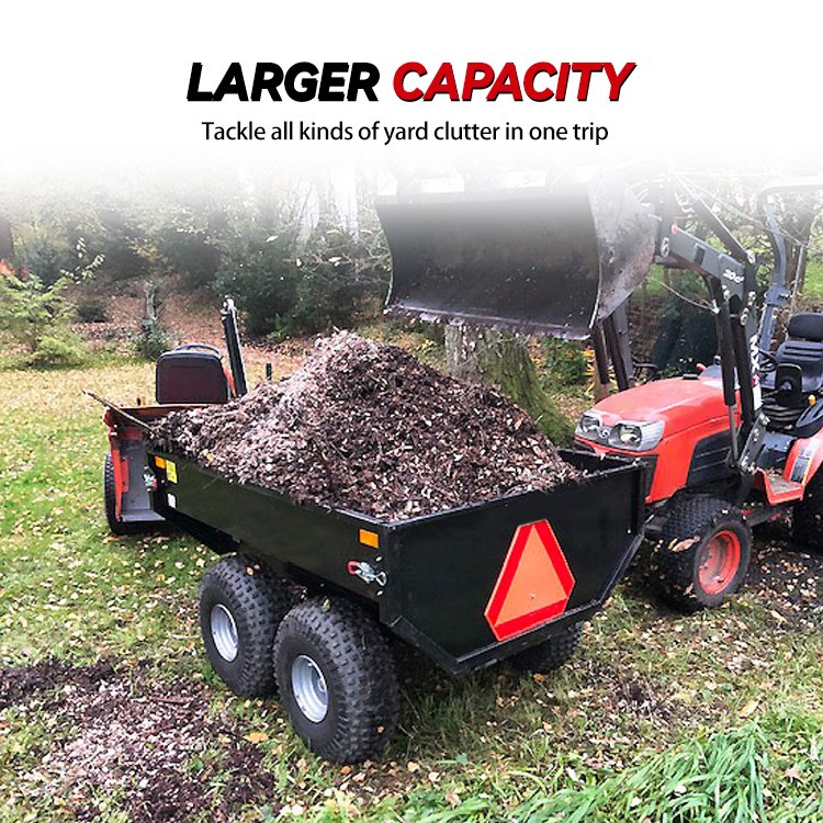RCM Farm Transport Truck Tow-Behind Atv Wagon Outdoor Garden Trailer Motorcycle Atv Dump Trailers