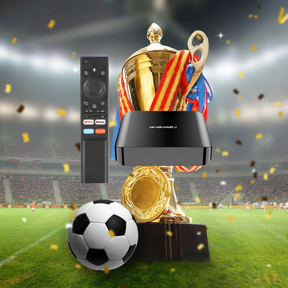 2025 New Product TV98 ATV Tv Box Android 14 ATV Allwinner H313 with BT Voice Remote 8G 128G Best Tv Box
