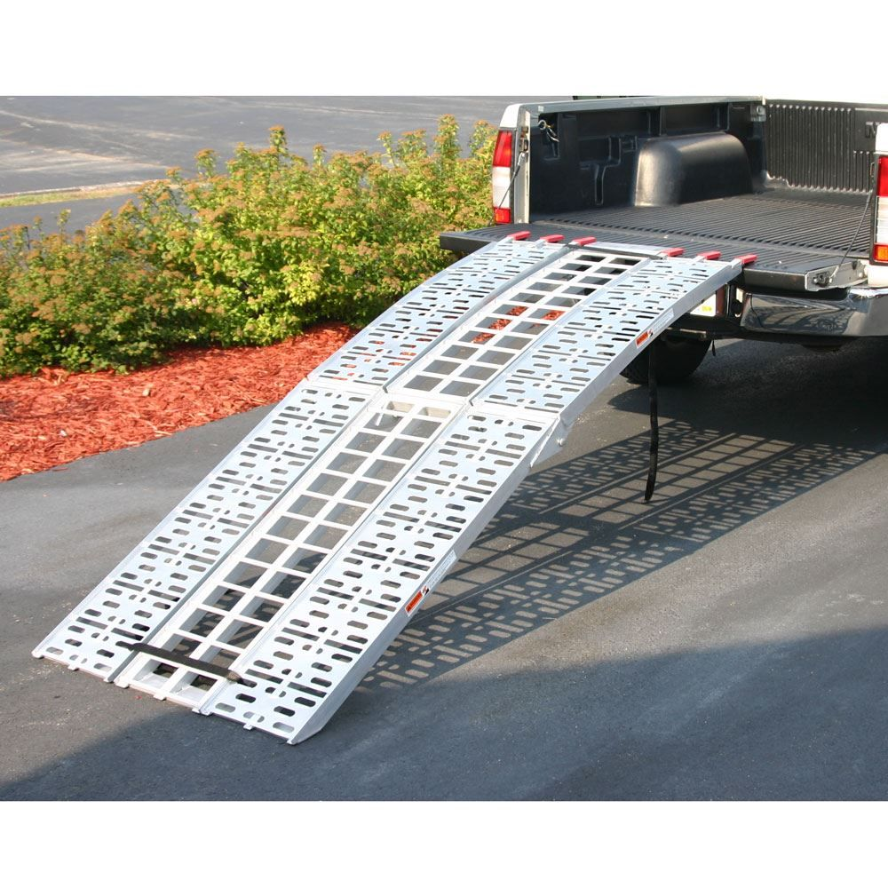 Motorcycle Dirt Bike Trailer ATV Ramp Aluminum Ramp Motorcycle