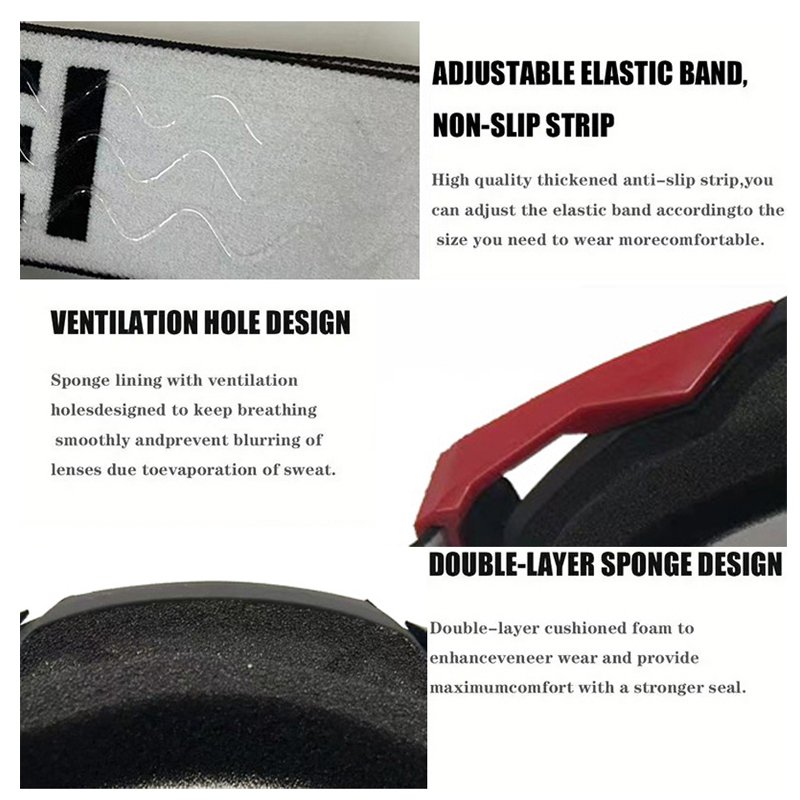 Newest Road Dirt Bike Motorcycle Goggles Racing ATV Glasses Anti UV Resistant Downhill Dustproof Windproof Motocross Goggle