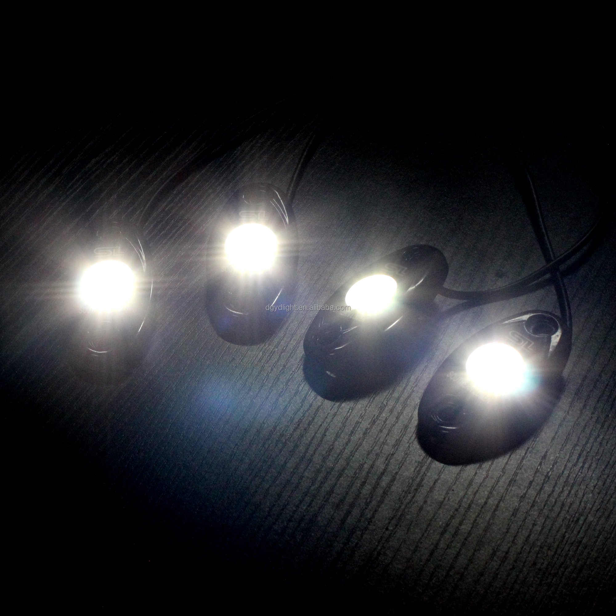 Underglow Pure White 9leds 9W Led Rock Light for Pickup Truck ATV UTV