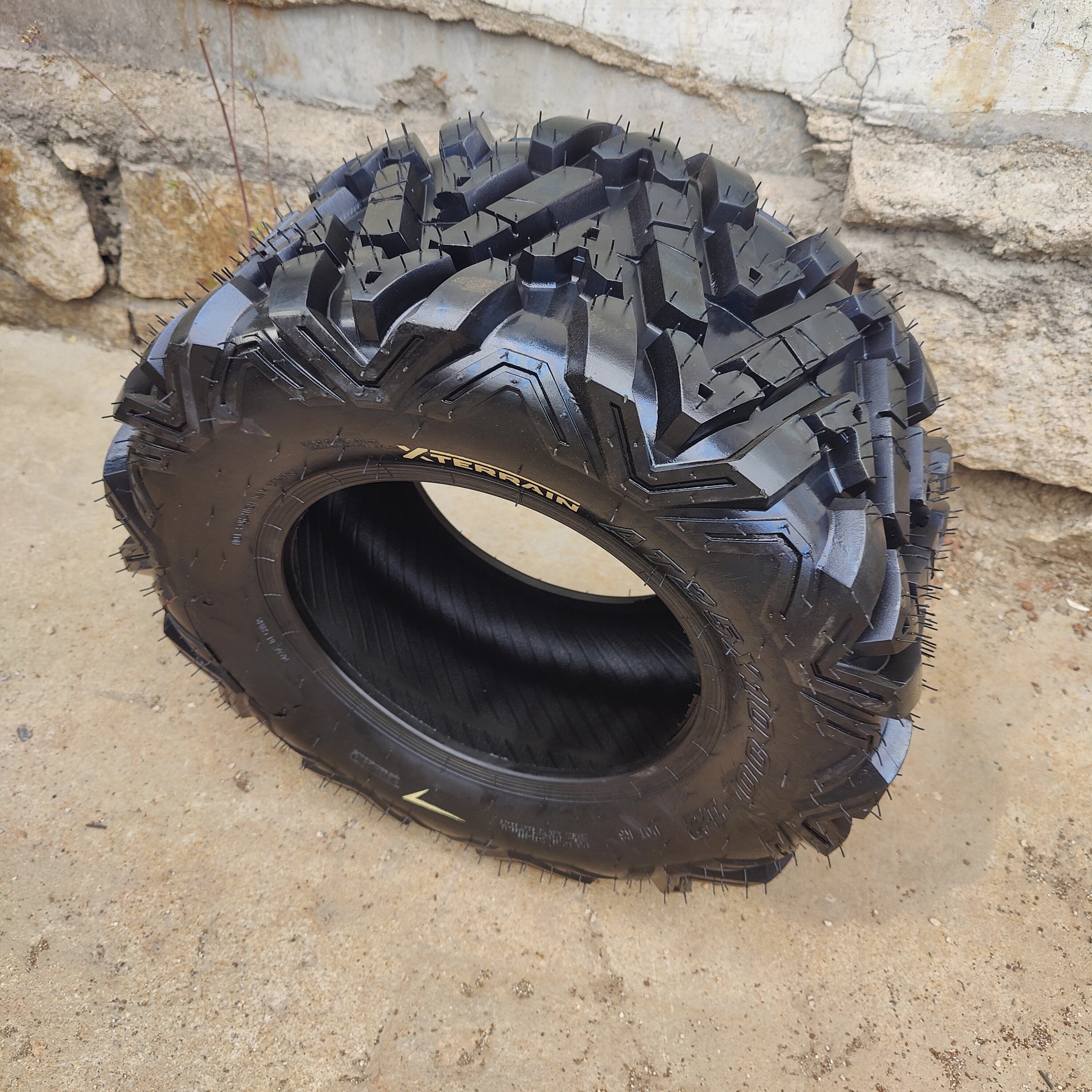 High Quality Tubeless Atv Tire Tyre Golf Cart Wheel 25x10-12 Rubber Atv Utv Wheel Tyre For Sale
