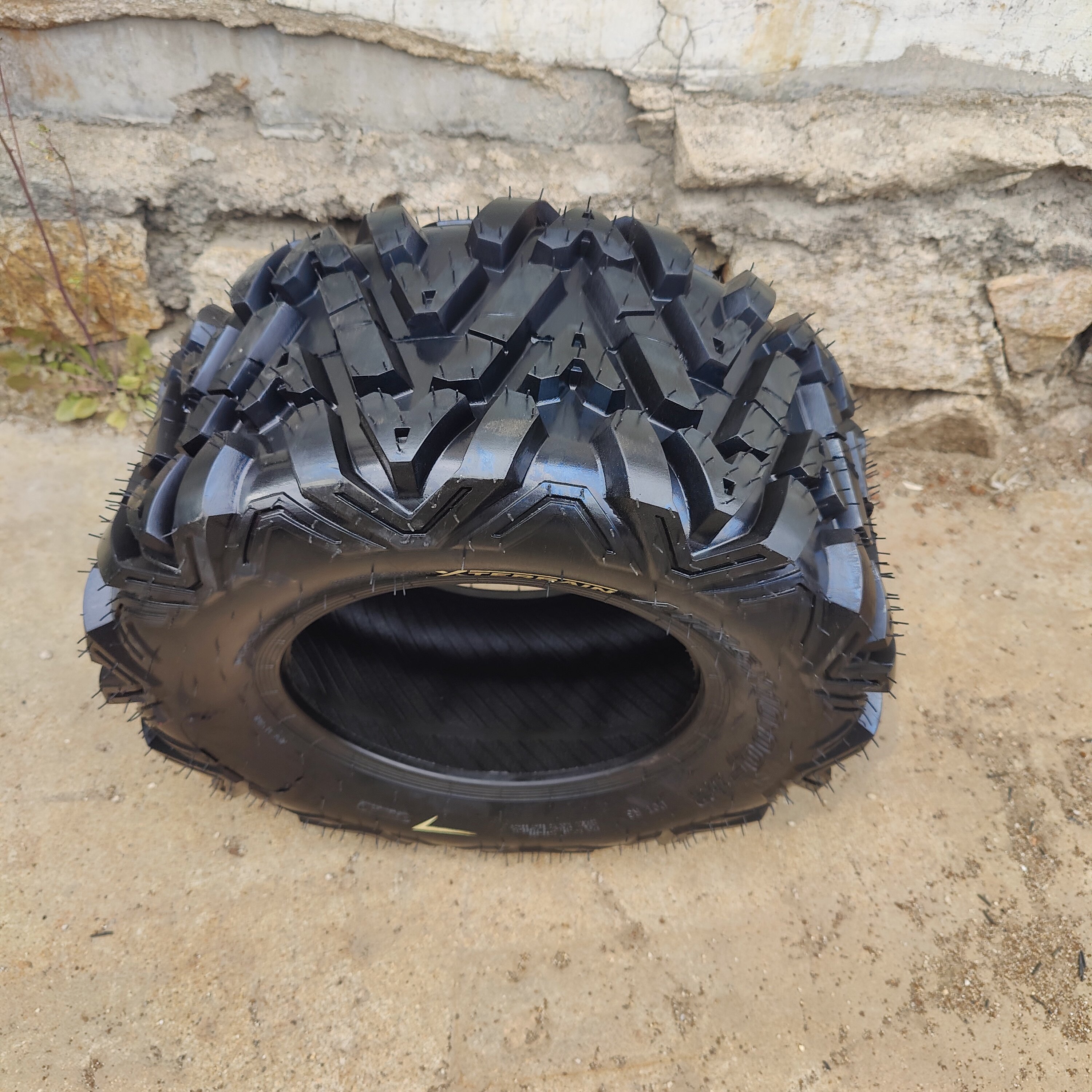 High Quality Tubeless Atv Tire Tyre Golf Cart Wheel 25x10-12 Rubber Atv Utv Wheel Tyre For Sale