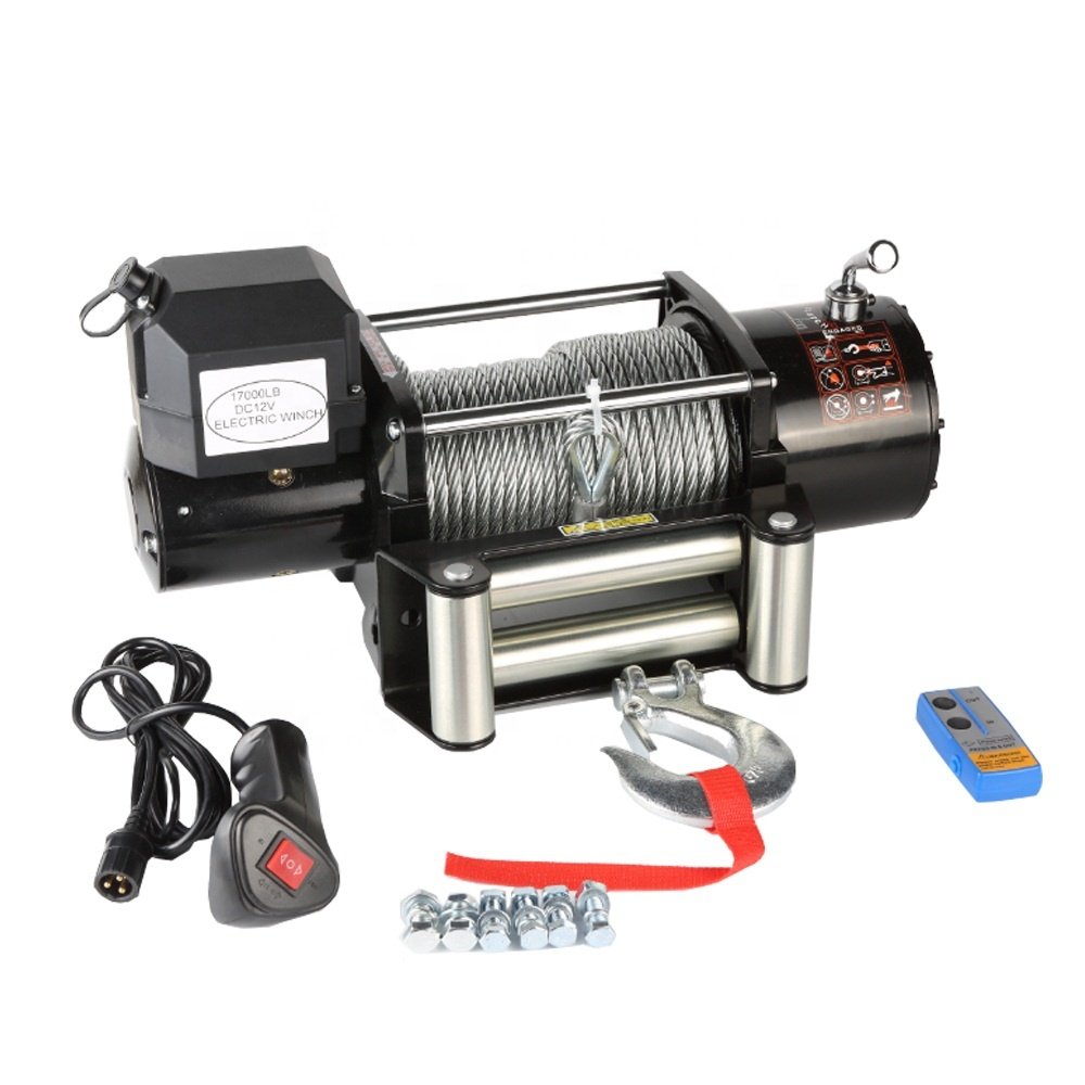 Electric Traction Winch for Car Rescue Steel Aluminium Hydraulic Winch Tractor New Condition Boat Lifting Cranes Applications