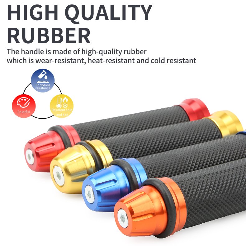 Wholesale 1Pairs Anti-Slip Universal 7/8" 22mm Handle Bar Aluminum Grips ATV Vintage Motorcycle Handle Grip