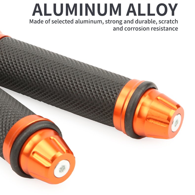Wholesale 1Pairs Anti-Slip Universal 7/8" 22mm Handle Bar Aluminum Grips ATV Vintage Motorcycle Handle Grip
