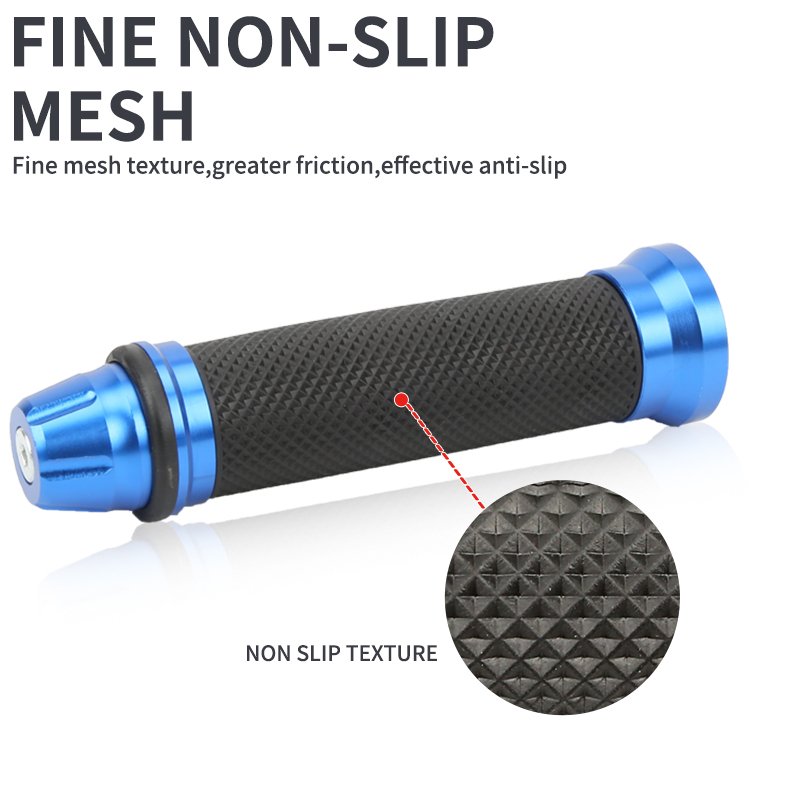 Wholesale 1Pairs Anti-Slip Universal 7/8" 22mm Handle Bar Aluminum Grips ATV Vintage Motorcycle Handle Grip