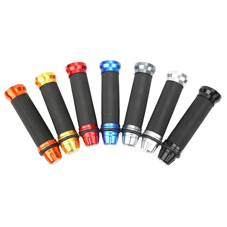 Wholesale 1Pairs Anti-Slip Universal 7/8" 22mm Handle Bar Aluminum Grips ATV Vintage Motorcycle Handle Grip