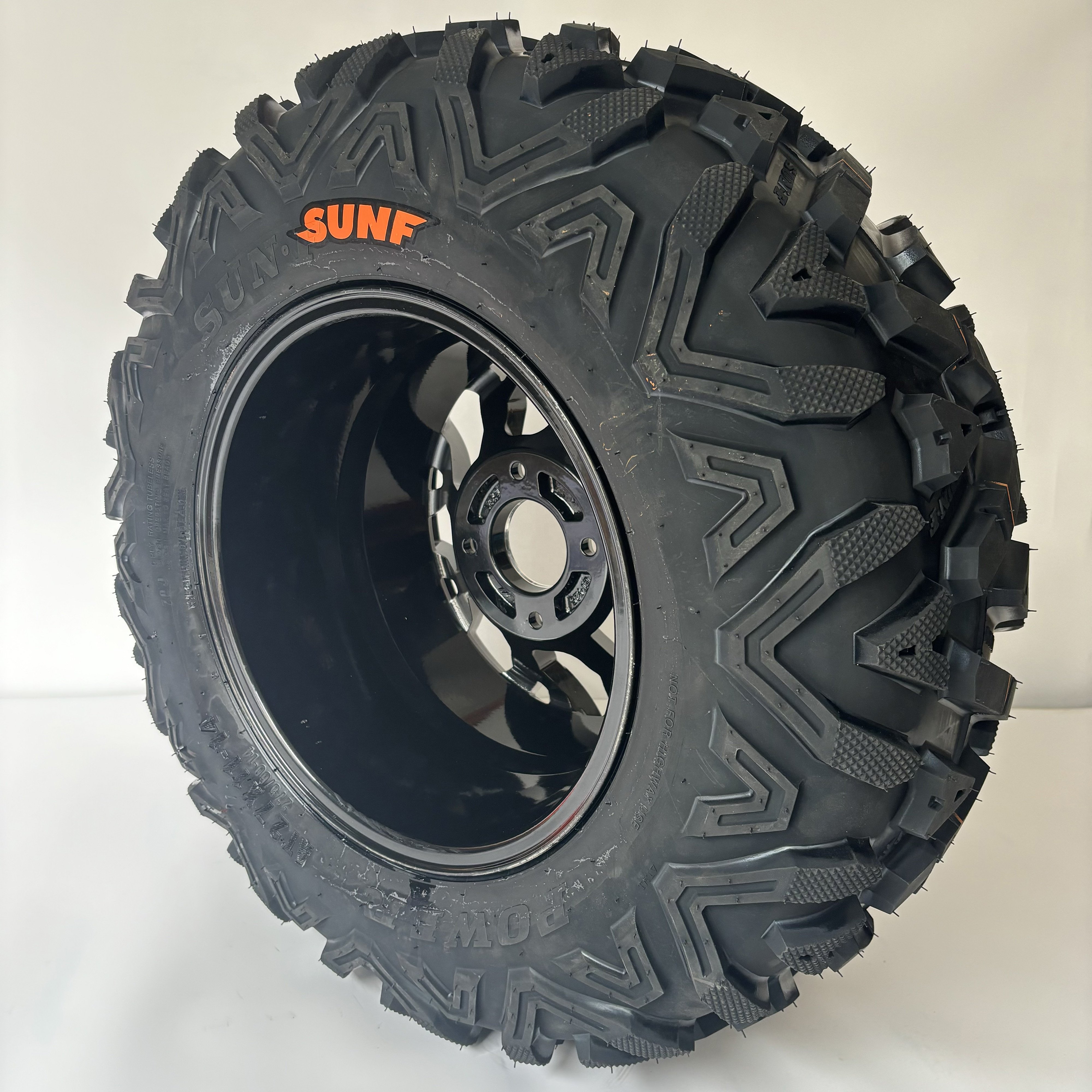 New High Quality 27X11-14 27*11-14 6PR Tubeless All-terrain Tyre with 14 Inch Alloy Rim Set Fit for ATV UTV GO KART