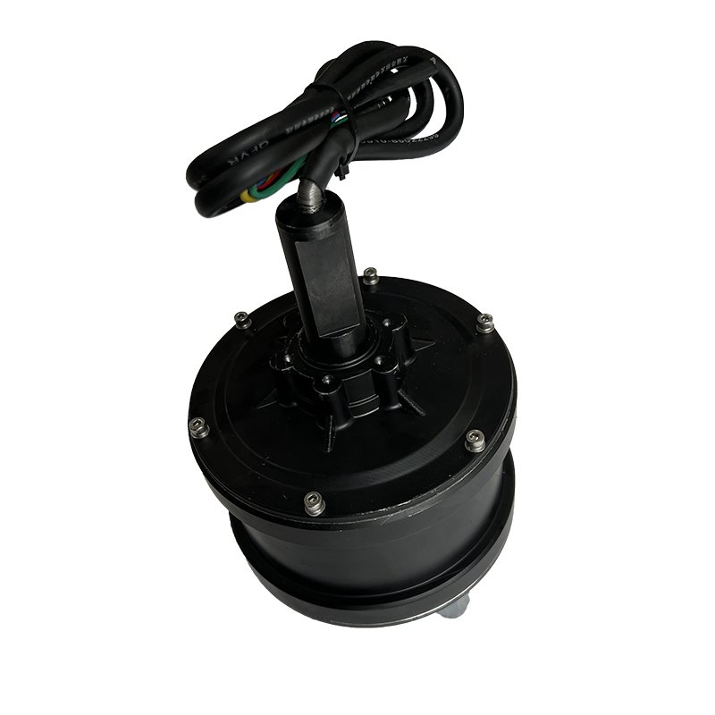 M 24-48V 750RPM-1200RPM External Brushless and Gearless Single Shaft High-speed Large-torque Karting and ATV Hub Motor