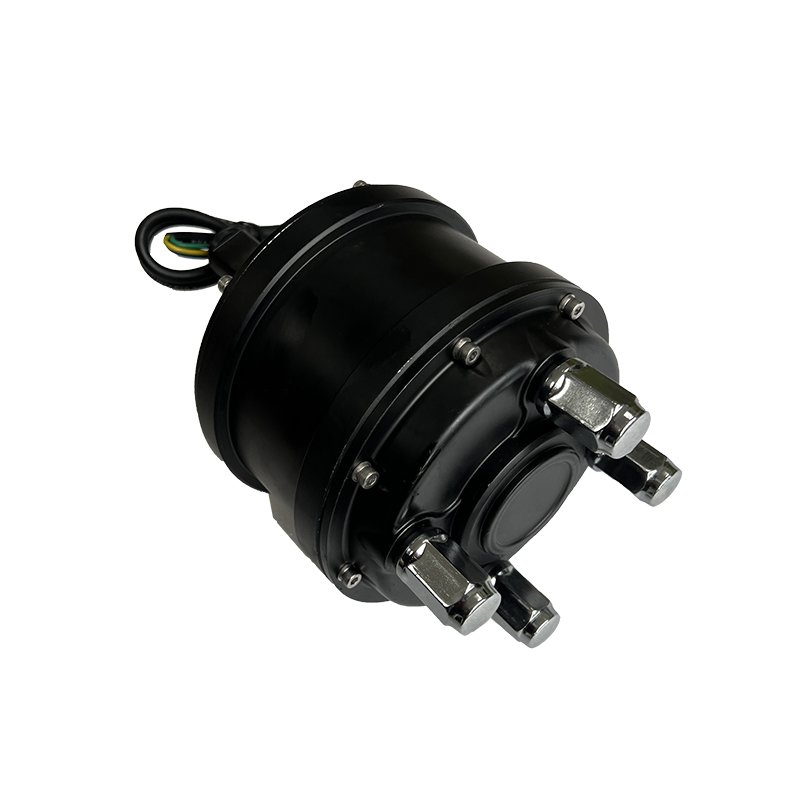 M 24-48V 750RPM-1200RPM External Brushless and Gearless Single Shaft High-speed Large-torque Karting and ATV Hub Motor