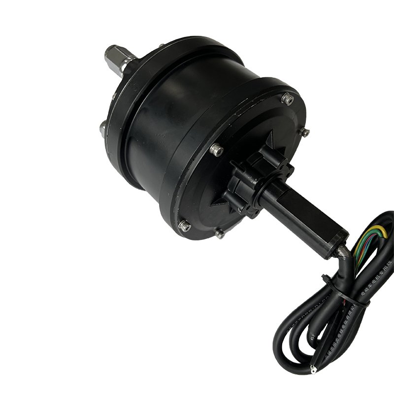 M 24-48V 750RPM-1200RPM External Brushless and Gearless Single Shaft High-speed Large-torque Karting and ATV Hub Motor