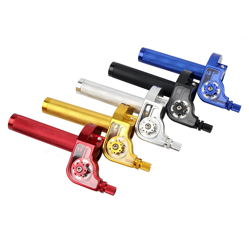 Universal Motorcycle 22mm CNC Aluminum Accelerator Throttle Twist Grips Handlebars Dirt Bike Quad ATV Motorcycle Throttle