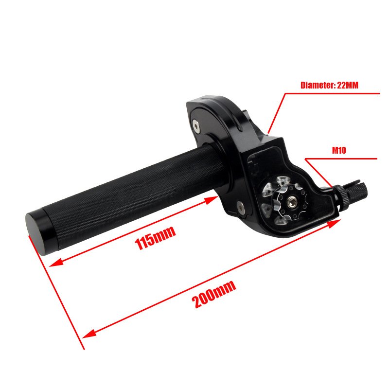 Universal Motorcycle 22mm CNC Aluminum Accelerator Throttle Twist Grips Handlebars Dirt Bike Quad ATV Motorcycle Throttle