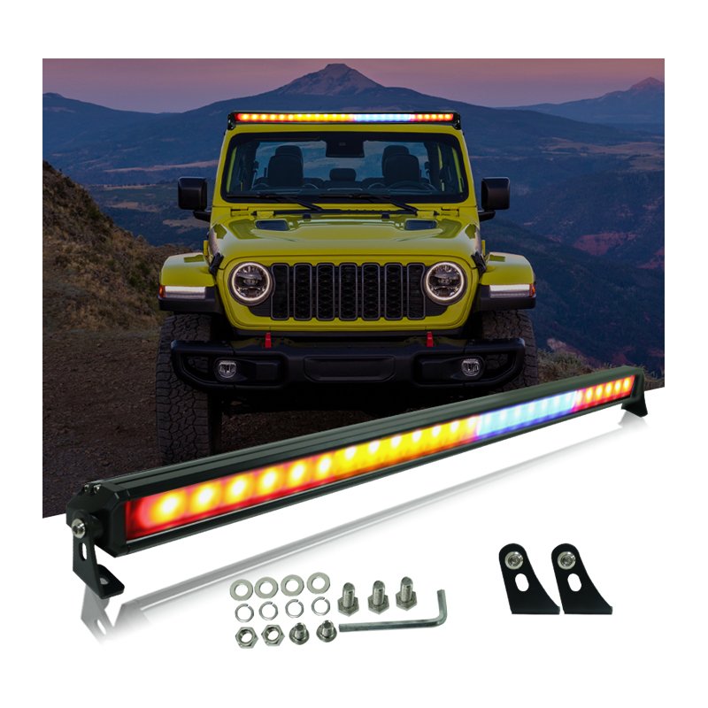 Chase LED bar RGB Universal Strobe Light 36inch Off Road for ATV SUV Jeep Driving Led Running Light bar