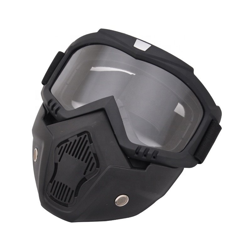 Motocross Face Mask Goggles Motorcycle UTV Off Road Race Eyewear Glasses Detachable Goggles Mask