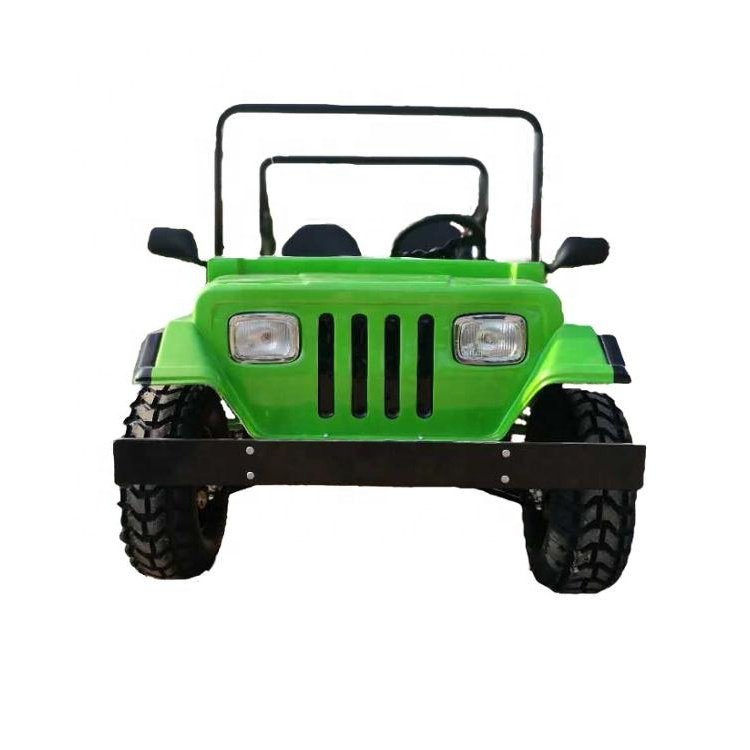 Gasoline Quad ATV 125cc Mini Buggy 2 Seat Golf Cart Adult Mini Jeep