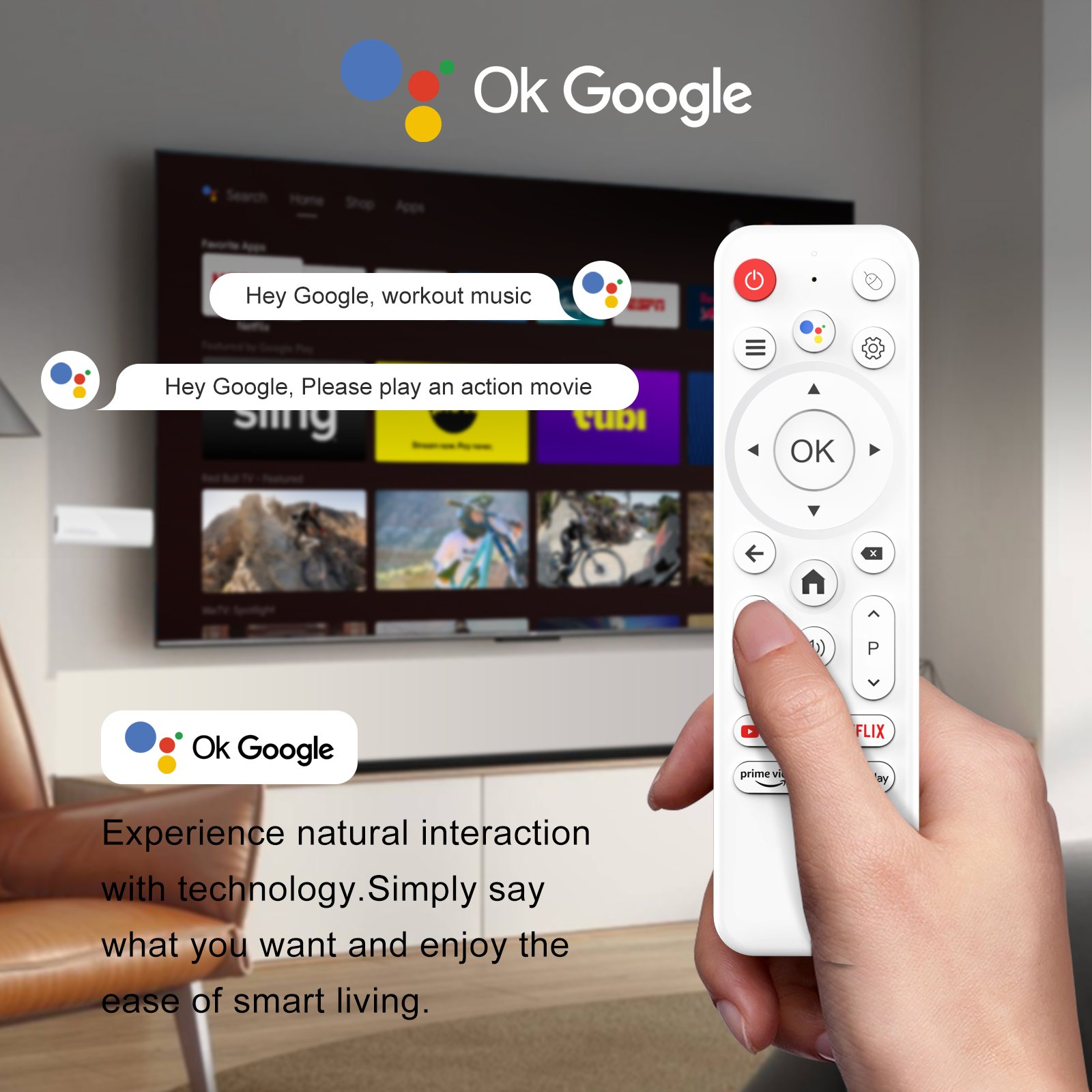 Original H96 Max H313 TV Stick Dual WiFi 6 2GB RAM 16GB ROM 4K Streaming ATV Android 14 TV Stick