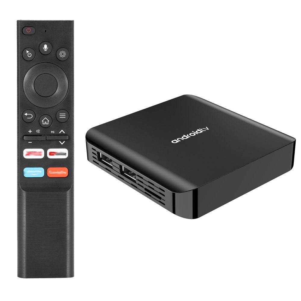 Newest Factory Price TV98 ATV PLUS Tv Box Android 14 ATV Allwinner H313 with BT Voice Remote 8G 128G Best Tv Box