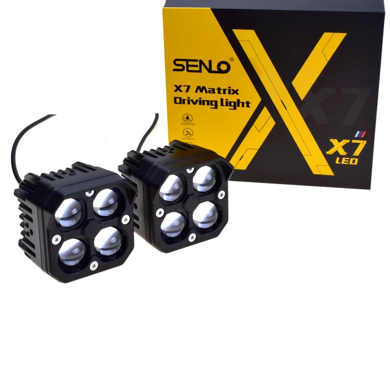Senlo X1 Plus X7 Headlight M1 M3 M5 Laser Fog Lamp Motorbike Light for Motorcycle Parts Accessories Bike off Road Car ATV SUV