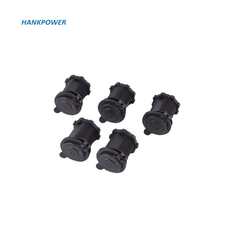 Cigarette Lighter Socket Car Motorcycle ATV RV Lighter Socket Power Outlet Female Socket