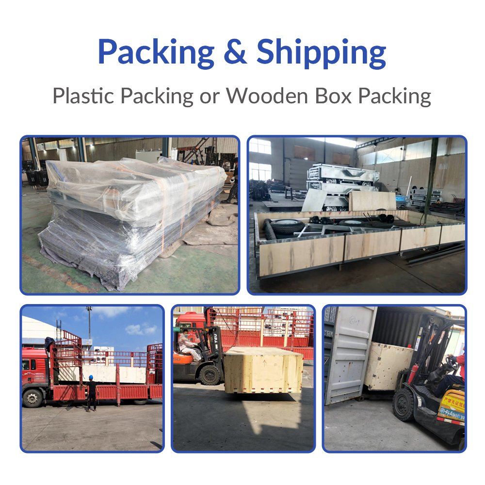 Aluminium and Steel Semi-Trailer for Pickup Cars ATV Hauler and Car Trailers up to 750kg Truck Trailers