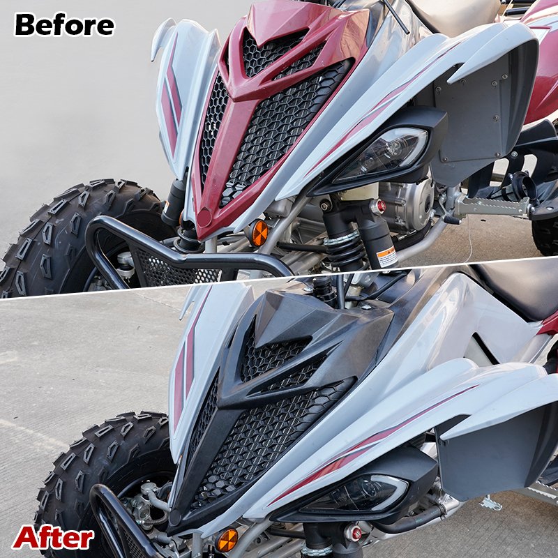 YongJin ATV Accessories Front Fascia Radiator Cover Hood for Yamaha Raptor 700 700R 2013-2025