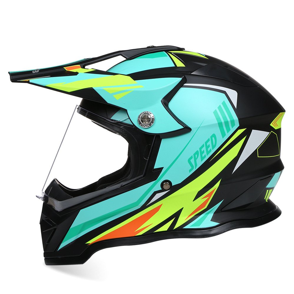 High-grade Euro Karting Electric Motorcycle Off-road Racing Helmets Motocross ATV Full Face Helmet With Glasses