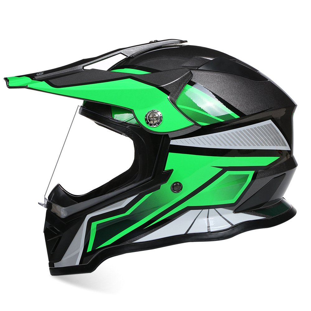 High-grade Euro Karting Electric Motorcycle Off-road Racing Helmets Motocross ATV Full Face Helmet With Glasses