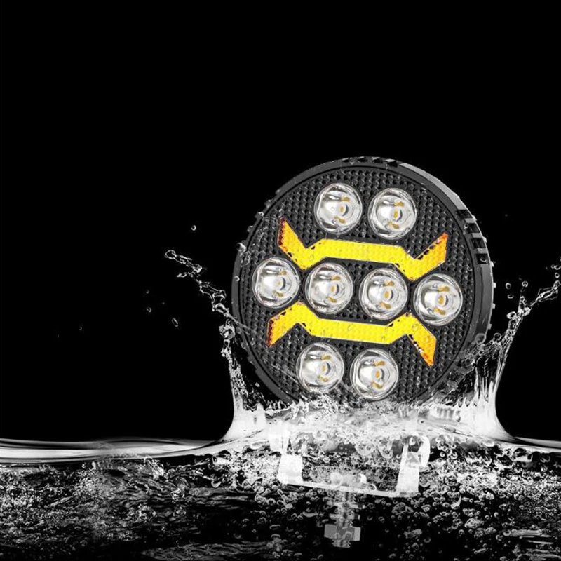 Factory Price Led Fog Driving Lights 4inch Round Led Work Light sealed Combo Light for Trucks Engineering Vehicles Off-road