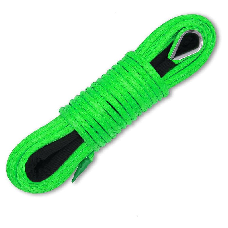 12mm Off-road ATV/ UTV/SUV 12 Strand Factory Price Rope Synthetic Uhmwpe Winch Rope