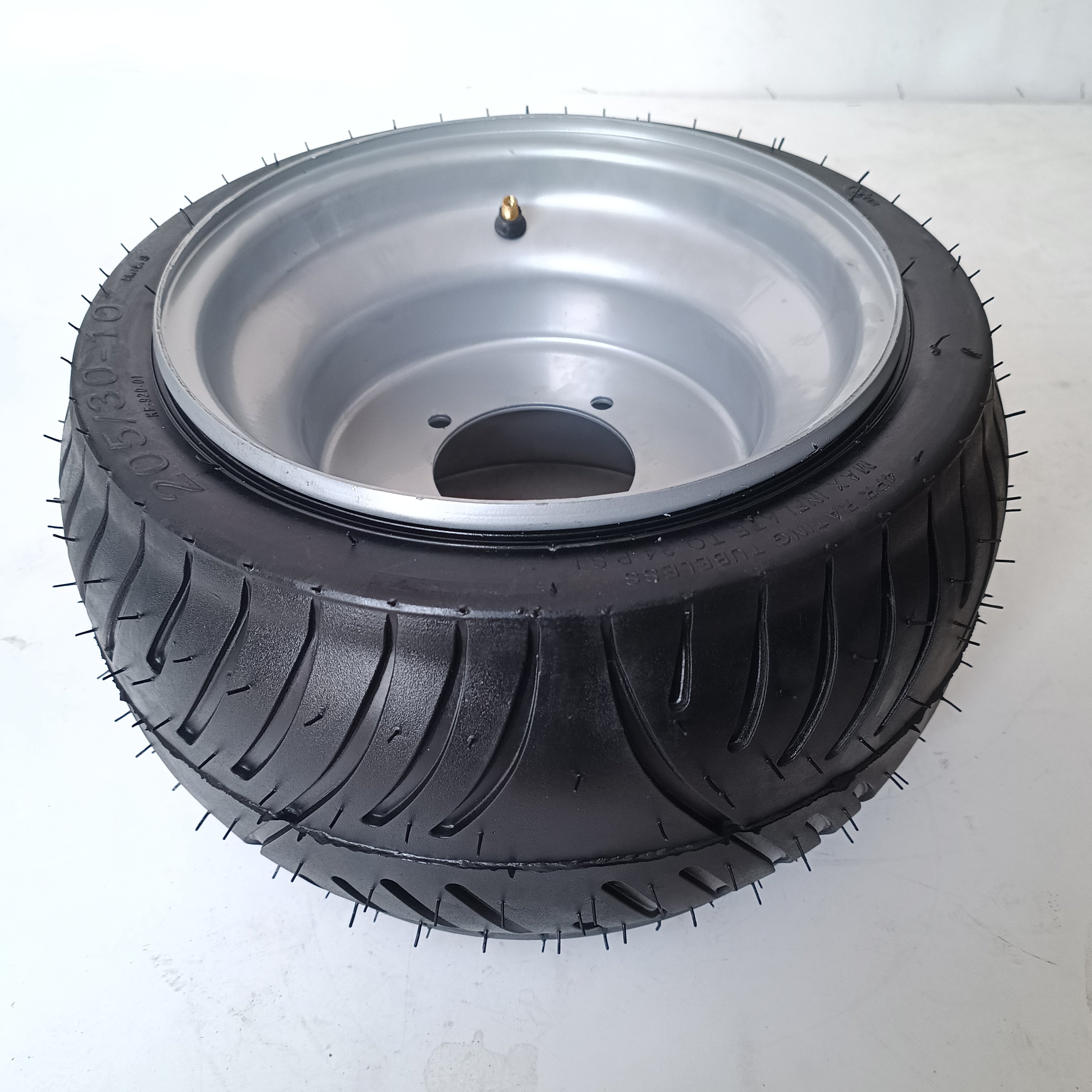 Wholesale ATV Tires 205/30-10 Tubeless Tire with 10 Inch Steel Rim Wheel for Modification Kart Trailer Machinery Equipment