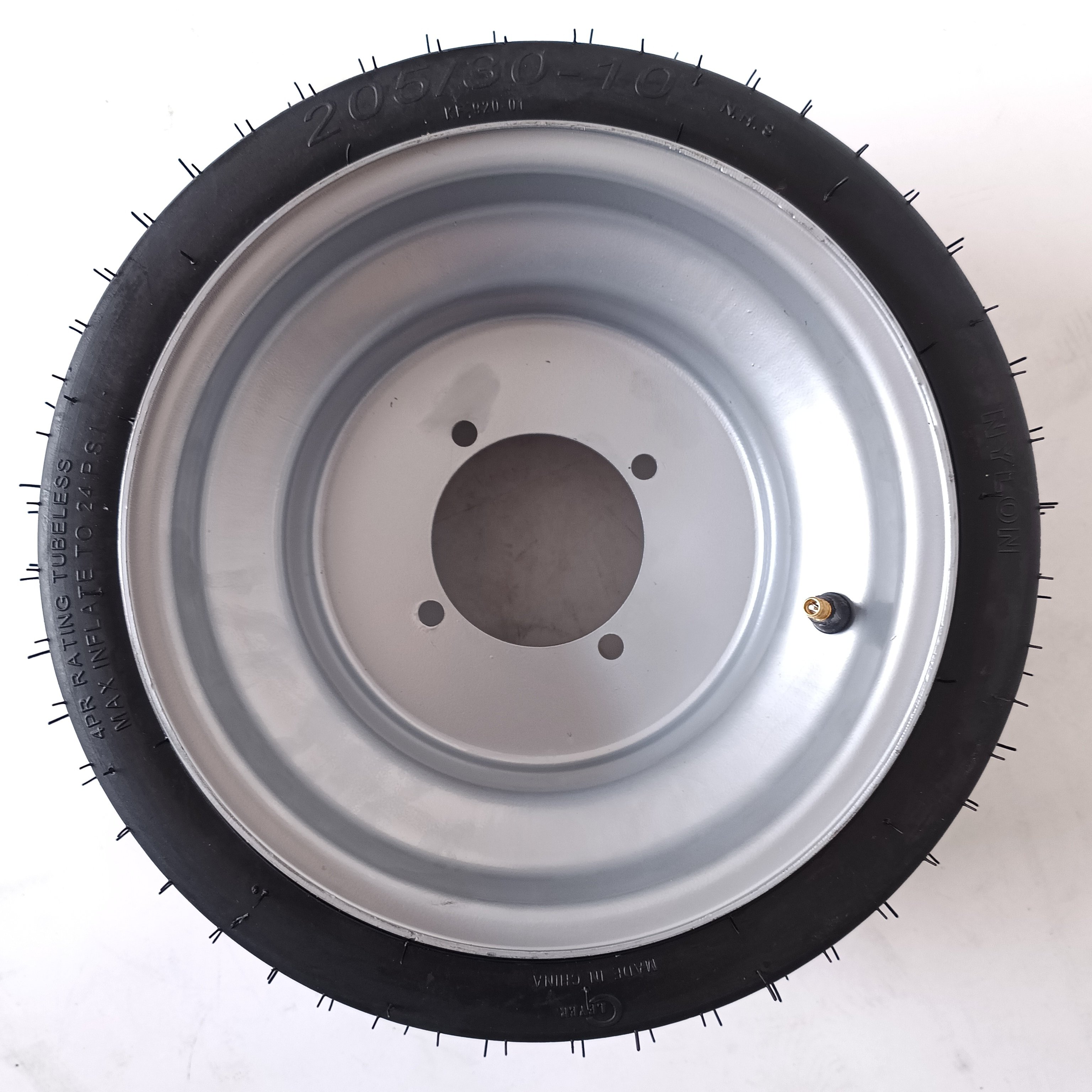 Wholesale ATV Tires 205/30-10 Tubeless Tire with 10 Inch Steel Rim Wheel for Modification Kart Trailer Machinery Equipment