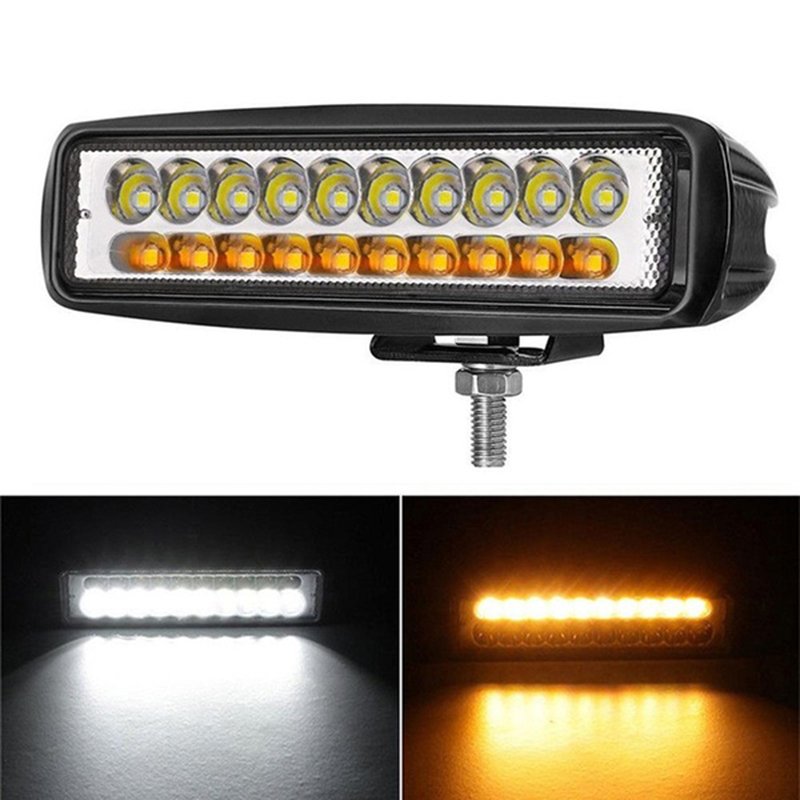 6 Inch 60W LED Truck Work Lights Bar Spot Flood Beam Spotlight for Motorcycle Off Road 4x4 ATV Fog Driving Light Car Accessories