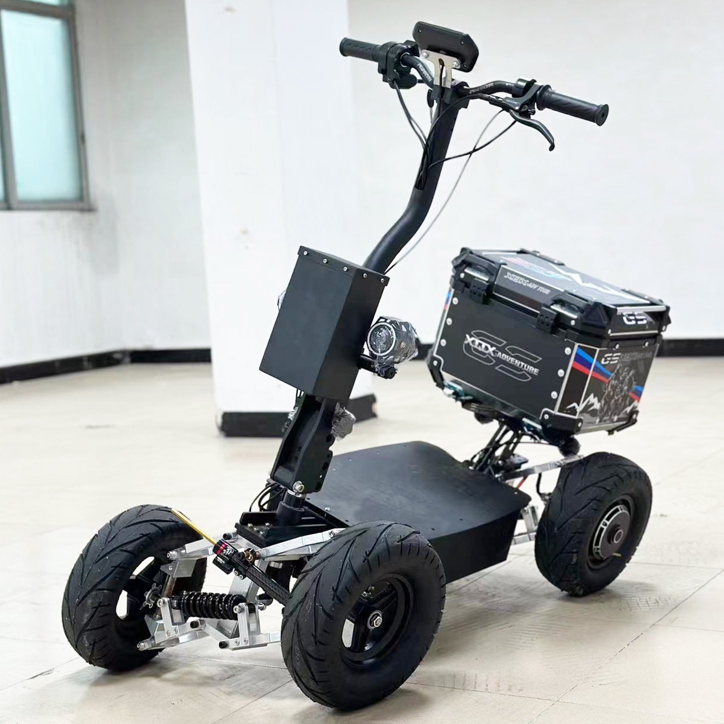 13 Inch Tires 2WD 48V 34Ah Li Battery 3600W Motor McPherson Suspension Off-road City Coco Commuting Electric ATV Scooter