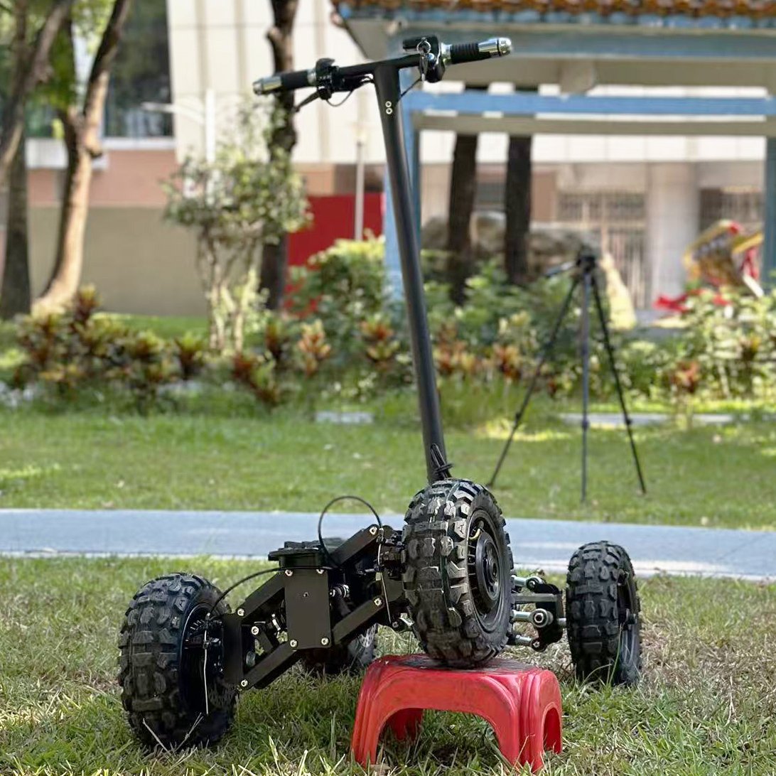 13 Inch Tires 2WD 48V 34Ah Li Battery 3600W Motor McPherson Suspension Off-road City Coco Commuting Electric ATV Scooter