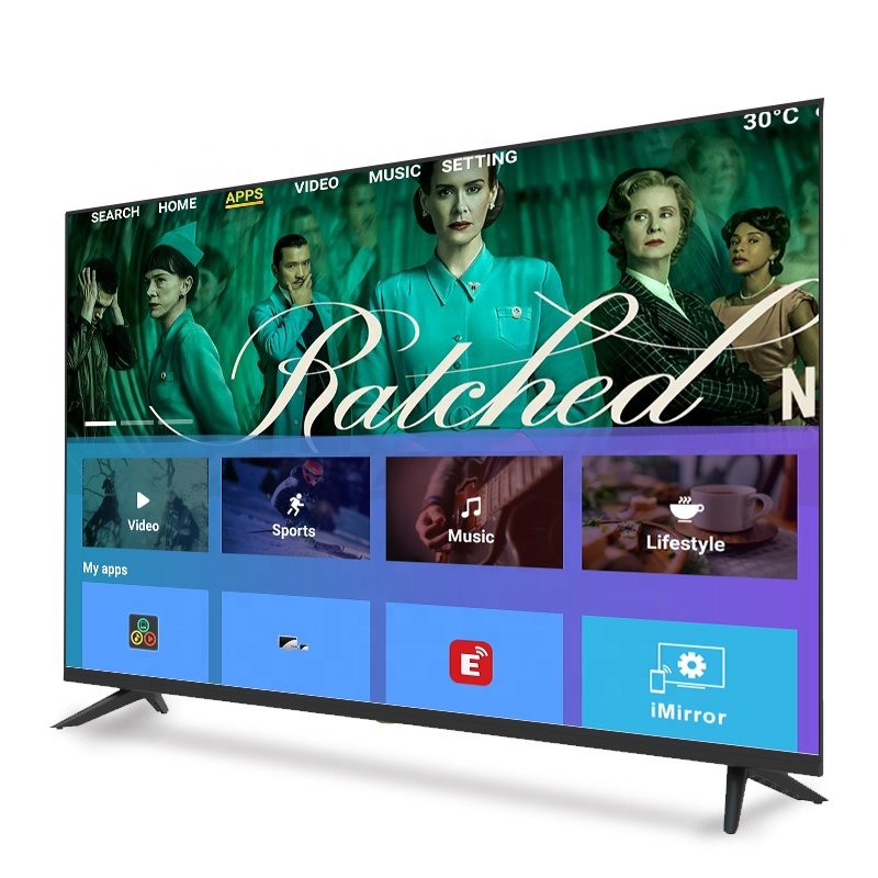 43 Inch Frameless Tv 43inch Flat Screen Android Television Tv Ready to Ship Smart Tv