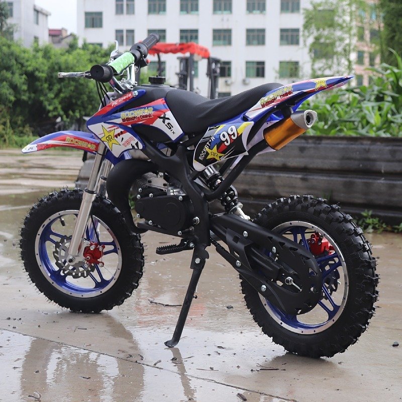 Mini Two-Stroke 49Cc Off-Road Vehicle Kids' Electric Dirt Bike Small All-Terrain Beach Racing Car for Mountain Riding