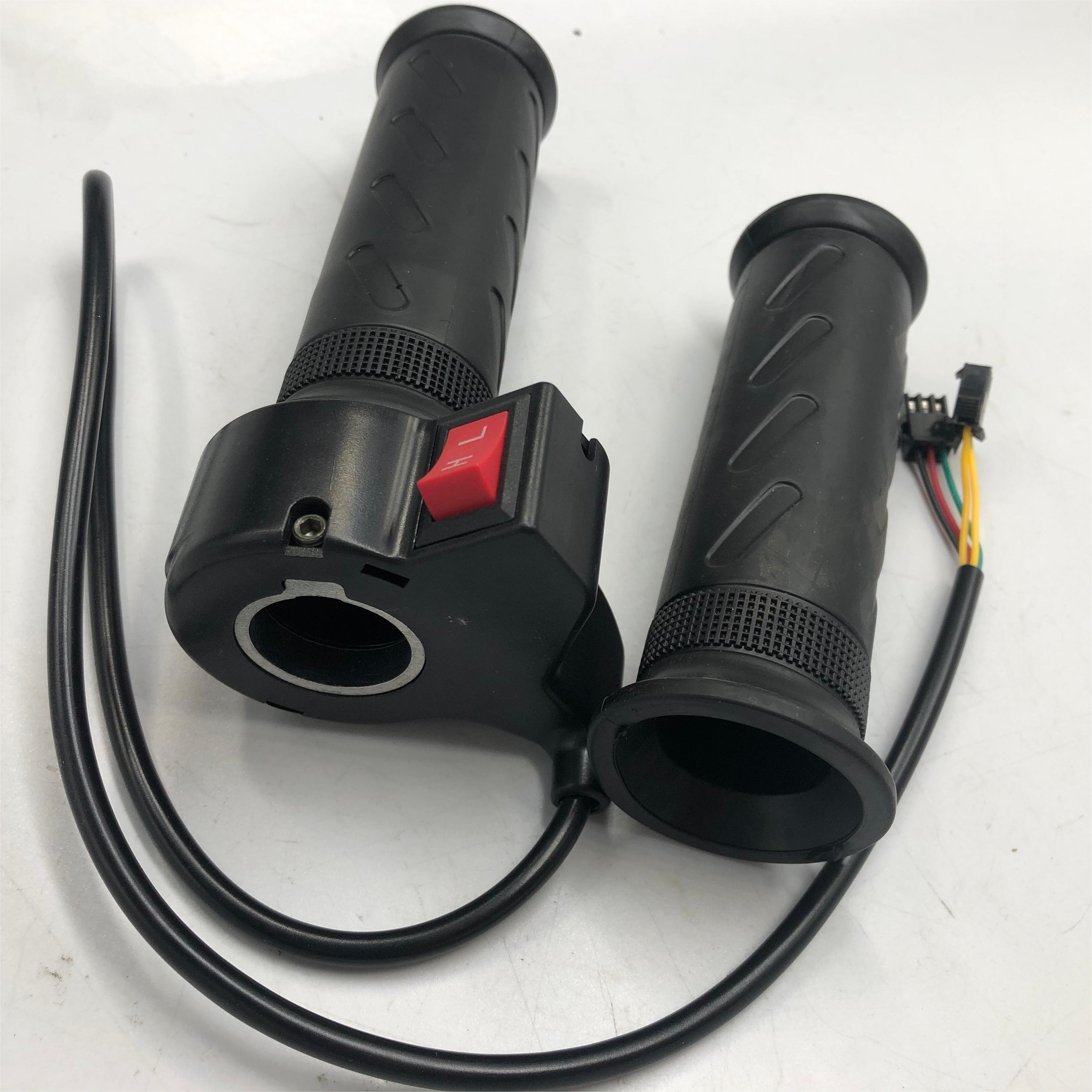 Electric Bike ACCELERATOR Scooter Tricycle Throttle With High Low Speed Switch 56cm Wire Length Small SM Connector ATV UTV PART