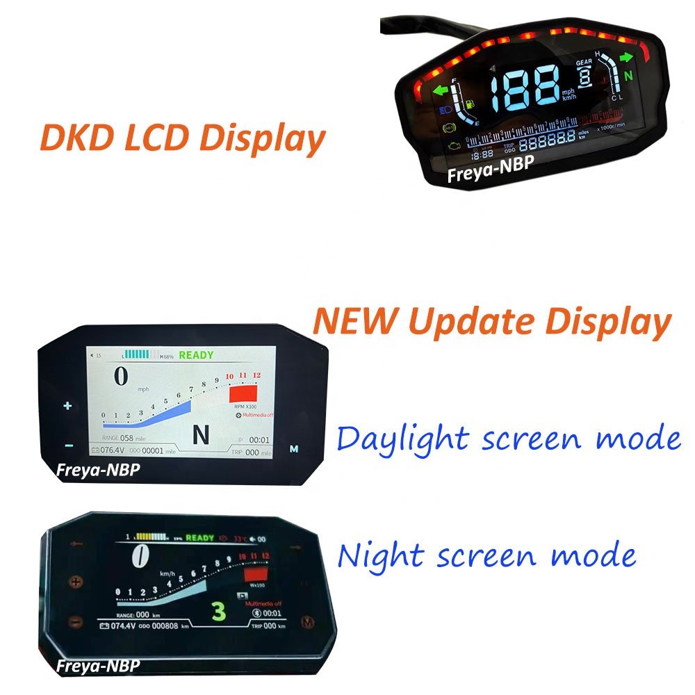 QS120 72V2000W 70H BLDC Mid Drive Electric Motorcycle Hub Motor Kit Fardriver ND72360 Program Controller Color Display for ATV