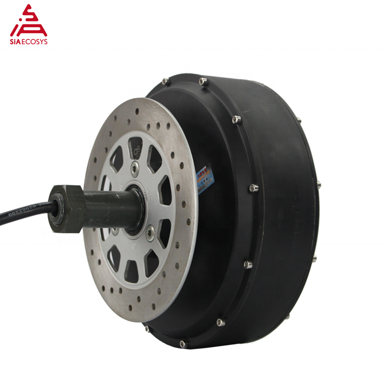 QS Motor 1500W 260 V1 High Effective 12x5.0inch Single Shaft Detachable in Wheel Hub Motor for ATV Car and E-scooter